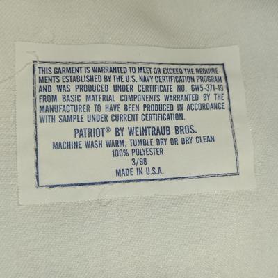 U.S. Navy Service Dress White Uniform