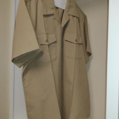 U.S. Navy Service Khaki Uniform- Shirt and Trousers