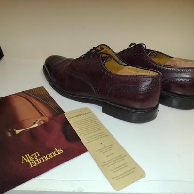 Allen Edmonds Men's Shoes- Merlot Wingtips- Size 9 1/2 (#3)