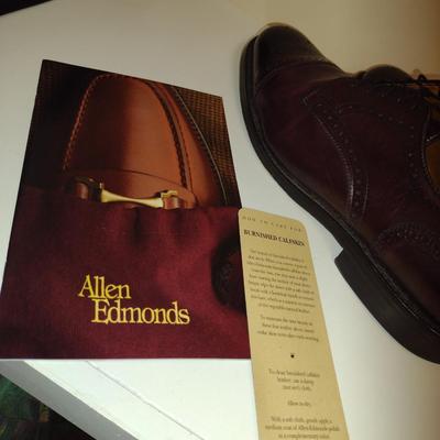 Allen Edmonds Men's Shoes- Merlot Wingtips- Size 9 1/2 (#3)