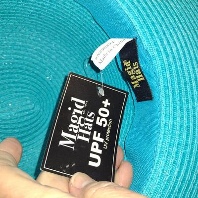Magid Hat- Woven with Ribbon- New with Tag