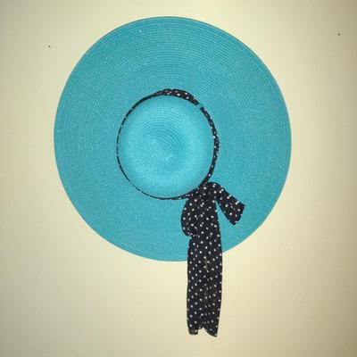 Magid Hat- Woven with Ribbon- New with Tag