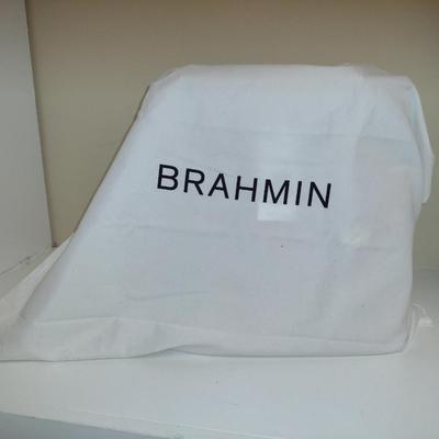 Brahmin Embossed Genuine Leather Handbag- Fiora Rainbow Fish Design from Melbourne Collection- New with Tag and Dust Bag