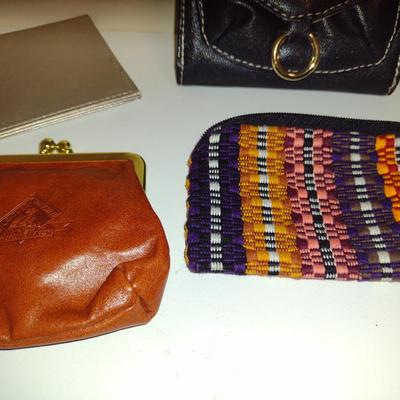 Collection of Change Purses and Wallets