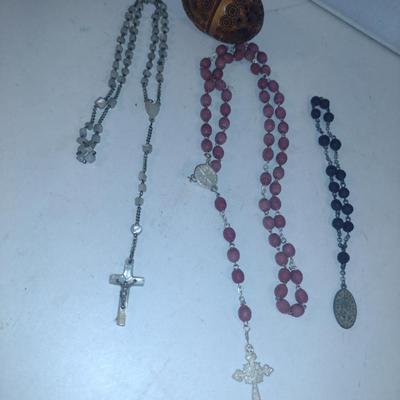 Collection of Rosary/Prayer Beads (#4)