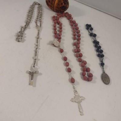 Collection of Rosary/Prayer Beads (#4)