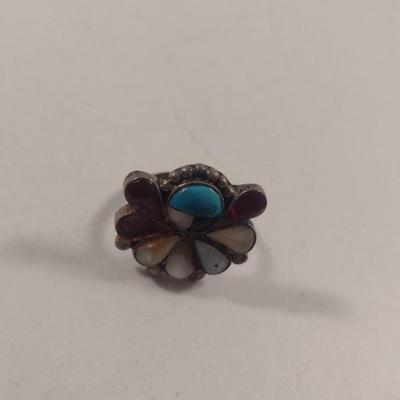 Trio of Sterling Silver Rings- Assorted Sizes (#10)