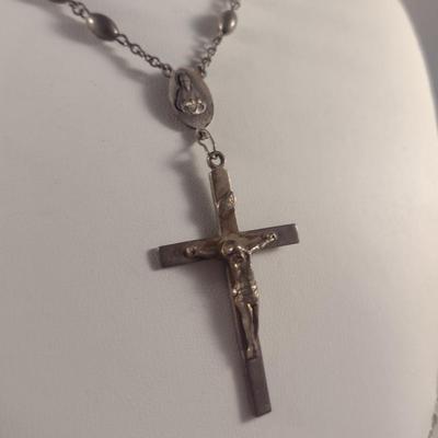 Sterling Silver Rosary/Prayer Beads (#13)