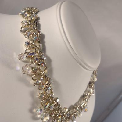 Aurora Borealis Necklace and Brooch (#14)