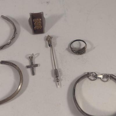Collection of Silver Tone Jewelry (#17)