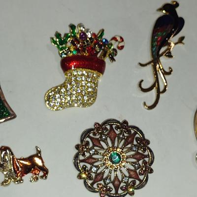 Assortment of Brooches/Pendants (#21)