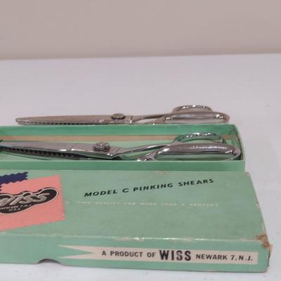 Two Pairs of Wiss Scissors- One with Box