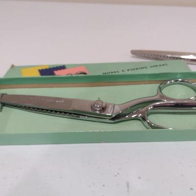Two Pairs of Wiss Scissors- One with Box