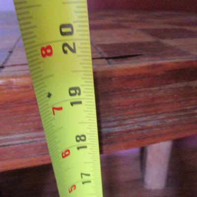 Hand Made Antique Wooden Game Table (LR)