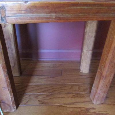 Hand Made Antique Wooden Game Table (LR)