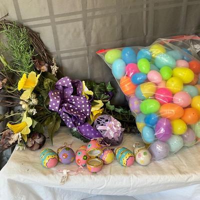 Easter Eggs, plastic and ceramic