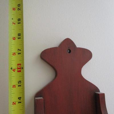 Wooden Primitive Hanging Pipe Box (LR)