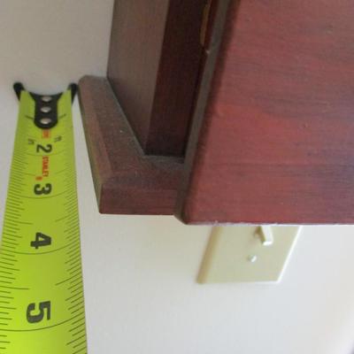 Wooden Primitive Hanging Pipe Box (LR)