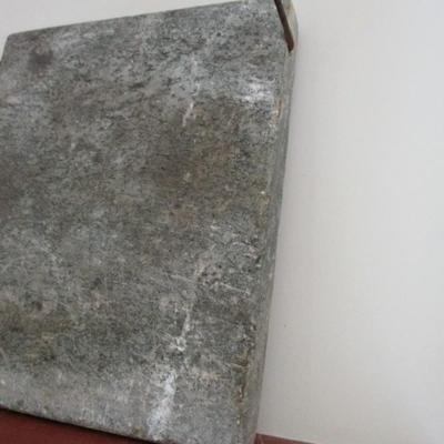 Antique 1800's Soapstone Bed Foot Warmer Sleigh Buggy 10" x 12" (LR)