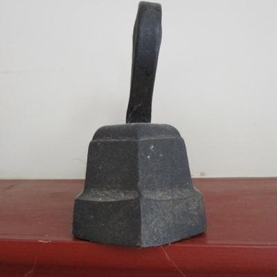 Antique Cast Sad Iron Kitchen Doorstop (LR)