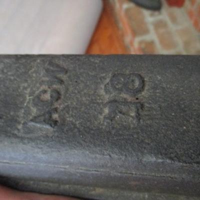 Antique Cast Sad Iron Kitchen Doorstop (LR)