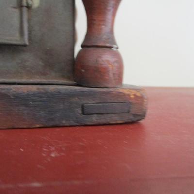 Antique New England Wood & Tin Foot Warmer (LR)