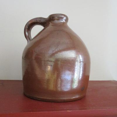 Stoneware Glazed Brown Jug (LR) #1