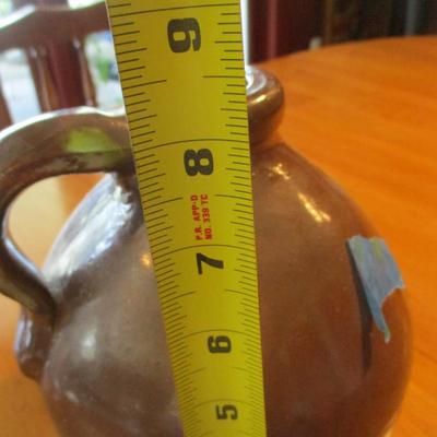 Stoneware Glazed Brown Jug (LR) #1
