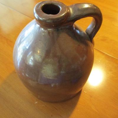 Stoneware Glazed Brown Jug (LR) #1