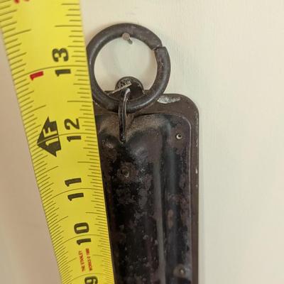 Antique John Chatillon & Sons Brass Hanging Scale Type 100 50lbs New York USA (K)