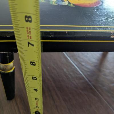 Marked Ebersol Marked Stool Folk Art Foot Rest (DR)