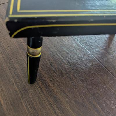 Marked Ebersol Marked Stool Folk Art Foot Rest (DR)