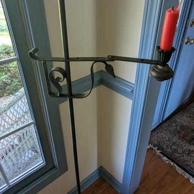 Wrought Iron Candle Holder (DR)