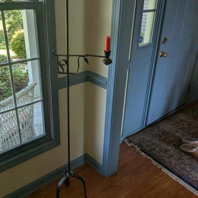 Wrought Iron Candle Holder (DR)