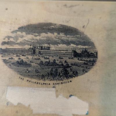 Antique Trinket Jewelry Box Edwardian The Philadelphia Exhibition (DR)