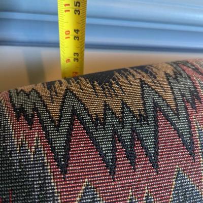 Multi Colored Temple Upholstered Sofa (DR)