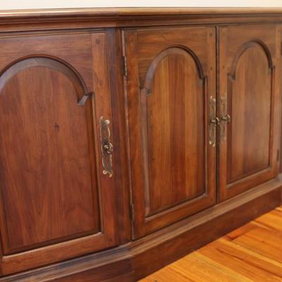 Vintage Solid Wood Sideboard Buffet