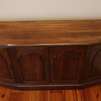 Vintage Solid Wood Sideboard Buffet