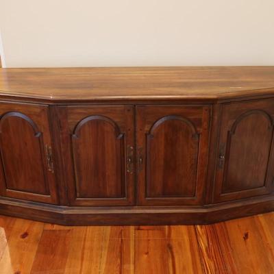 Vintage Solid Wood Sideboard Buffet