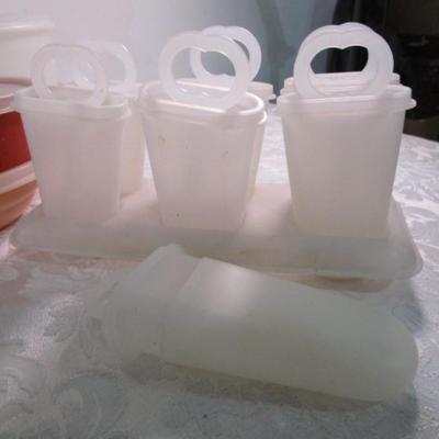 Variety of Tupperware containters, misc. lids