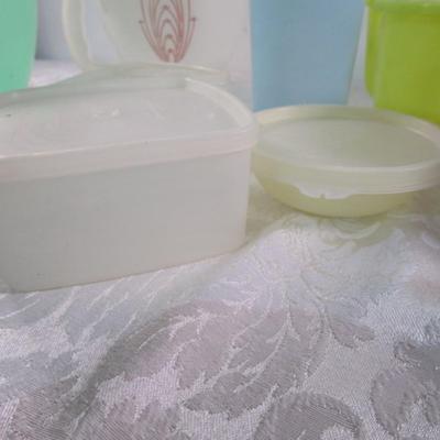 Variety of Tupperware containters, misc. lids