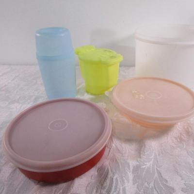 Variety of Tupperware containters, misc. lids
