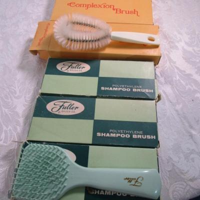 New, Fuller Brush Co. 3 Shampoo brushes & 3 Complexion brushes