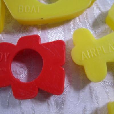 15 small Cookie cutters, birthday candle holders, nut cups, garnish cutter, glass tumbler