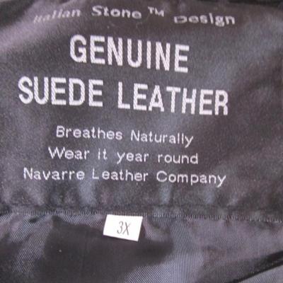 New in bag, Men's genuine suede vest