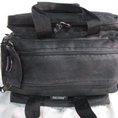 Bulldog gun/ammo canvas bag, black