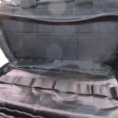 Bulldog gun/ammo canvas bag, black