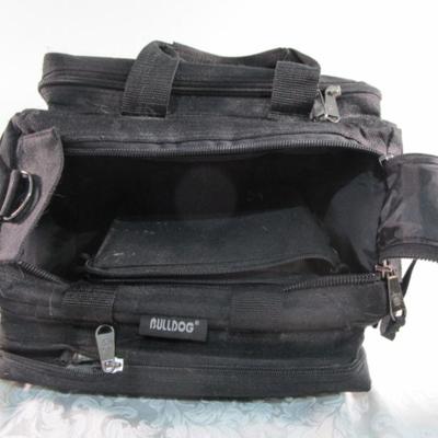 Bulldog gun/ammo canvas bag, black