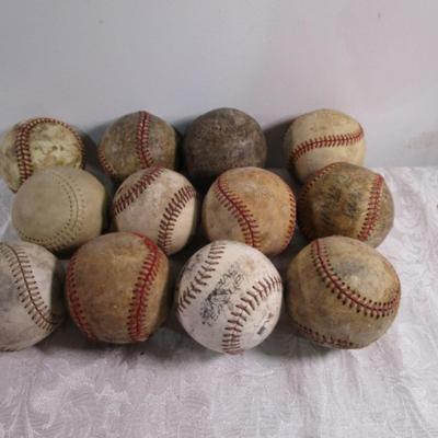12 baseballs