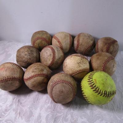12 baseballs